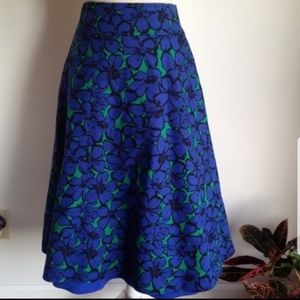 Lane Bryant Floral Flare Skirt 18